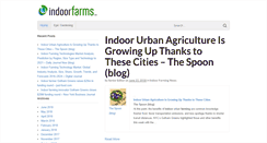 Desktop Screenshot of indoorfarms.com
